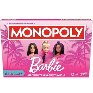 Monopoly, Barbie the movie game, new in box ships immediately
